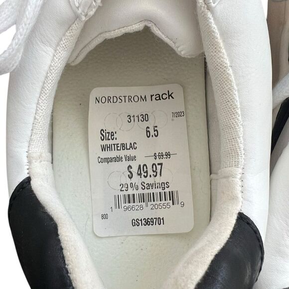 MIA Nordstrom Exclusive Women’s Sneakers - White & Black, Size 6.5 NWT - Picture 12 of 12